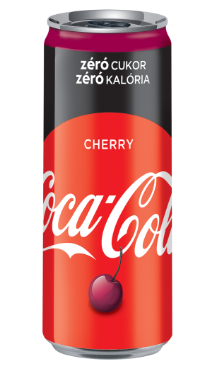 Coca-Cola Cherry Zero 0,33 l dobozos 24 db