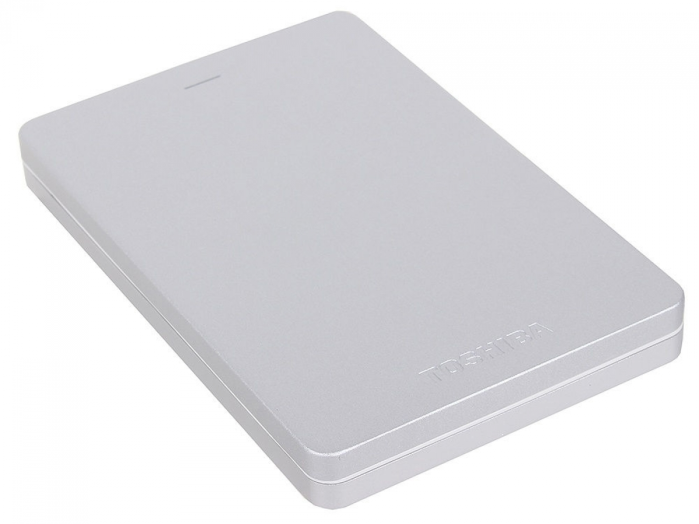 Toshiba 2,5'' HDD 1TB ezüst USB3.0, ALU