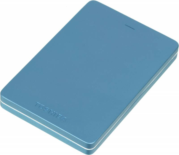 Toshiba 2,5'' HDD 2TB kék USB3.0, ALU