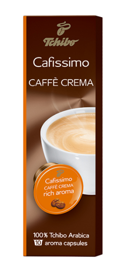 Tchibo Caffé Crema rich aroma 10 db kávékapszula UTZ CC