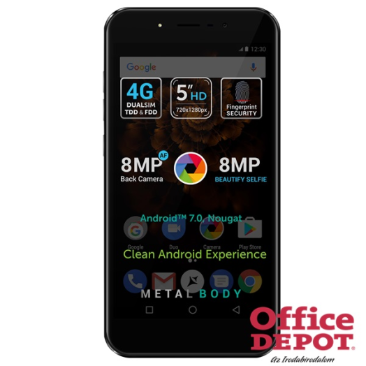 Allview X4 Soul Mini S 5" LTE 16GB Dual SIM kék okostelefon