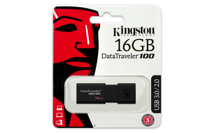Kingston Datatraveler 100 G3 16GB USB memória, USB3