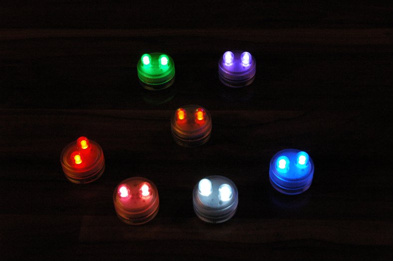 LED dekorfény – (1 db/csomag) többféle színben