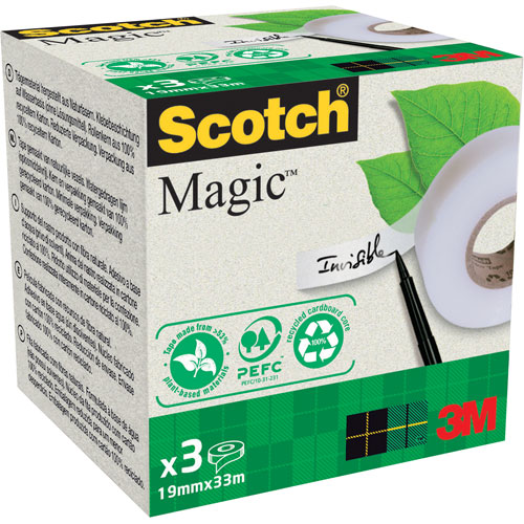 Scotch Magic környezetbarát ragasztószalag 19 mm x 7,5 m