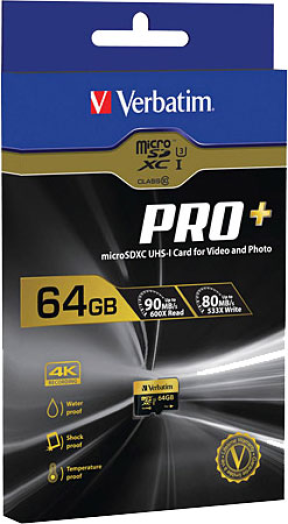 Verbatim 32GB SDHC CL10 PRO+ memóriakártya