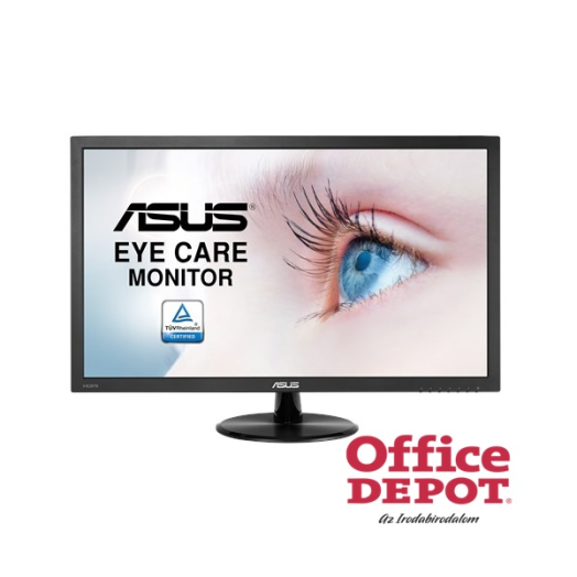 Asus 24" VP247HA LED DVI HDMI kávanélküli multimédia monitor