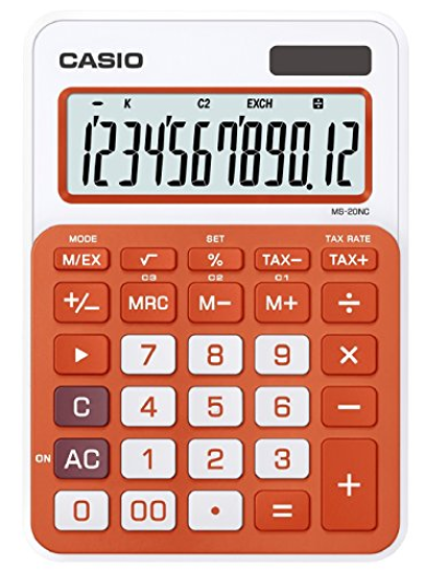 Casio MS 20 NC/RG számológép