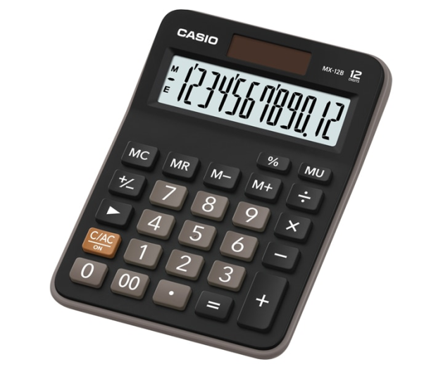 Casio MX 12 B BK számológép