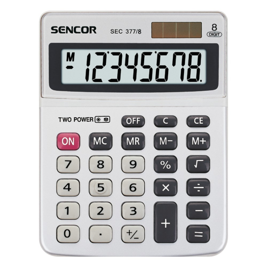 Sencor SEC 377/8 számológép