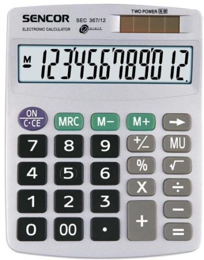 Sencor SEC 367/12 számológép