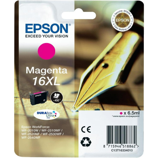 Epson T1633 patron magenta No.16XL