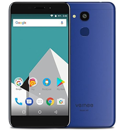 Vernee M5 okostelefon 5,2'' kék