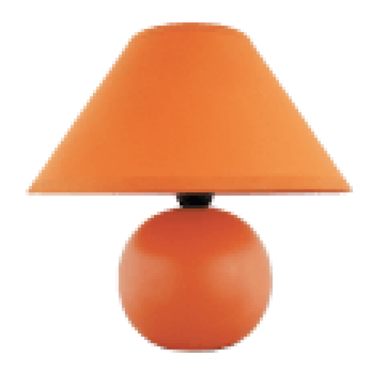 4904 ARIEL Kerámia asztali lámpa E14 Max40W, narancs