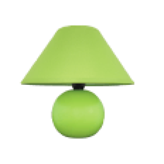 4907 ARIEL Kerámia asztali lámpa E14 Max40W, zöld