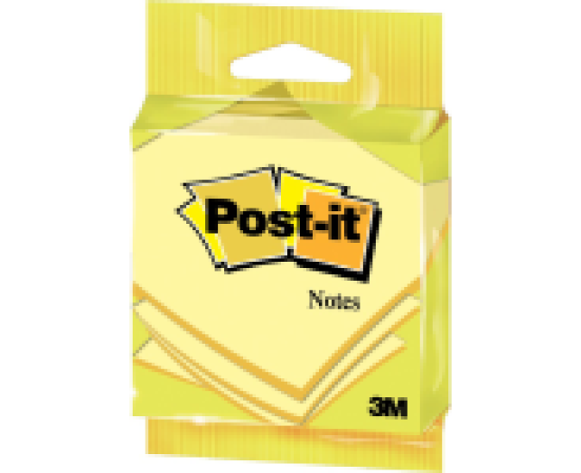 Post-it 6820 öntapadó jegyzettömb 76x76 kanári sárga