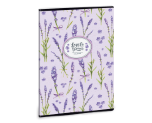Ars Una Lavender A4 füzet extra kapcsos kockás
