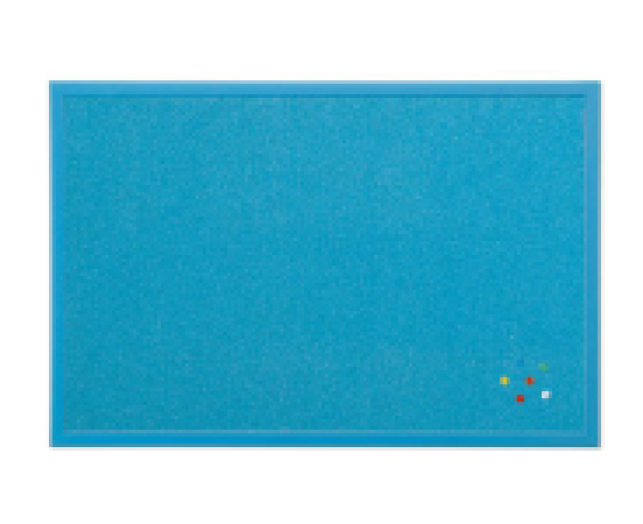 Bi-Office parafatábla fakeretes 40x60 cm kék