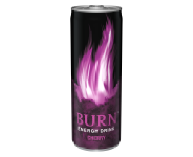 Burn Cherry energiaital 0,25 l
