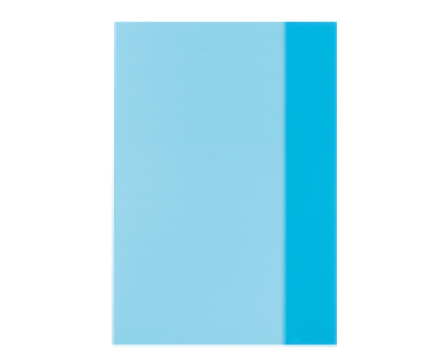 Herlitz füzetborító átlátszó kék