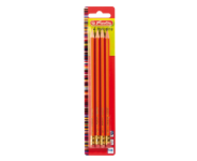 Herlitz Scolair ceruza HB 4db radiros