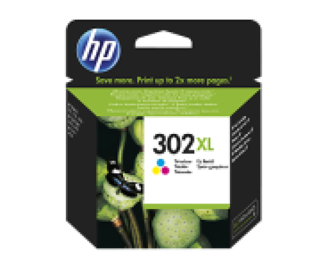 HP 302XL nagy kap. tintapatron tri-color