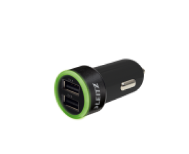 Leitz Complete univerzális USB autós dupla adapter,fekete
