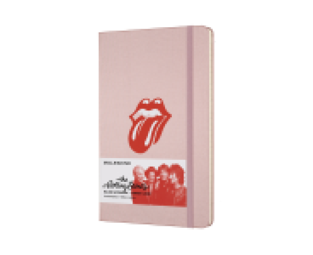 Moleskine notesz vonalas Large Rolling Stones rózsaszín