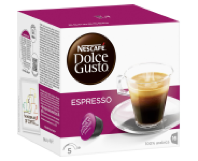 Nescafe Dolce Gusto Espresso 100% arabica kapszula dobozban