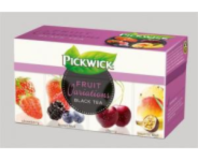 Pickwick Variációk I. fekete tea gyümölcsökkel 20x1,5 g