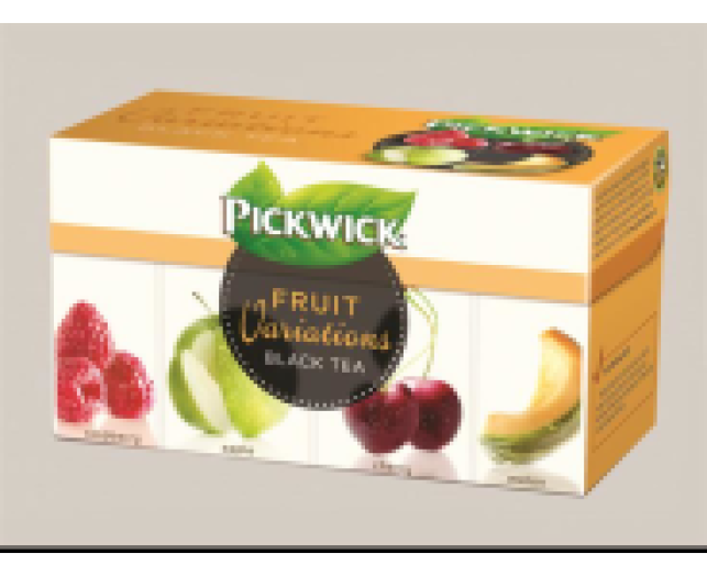Pickwick Variációk III. fekete tea gyümölcsökkel 20x1,5 g
