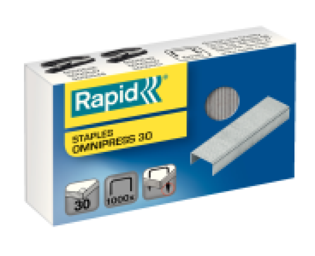 Rapid Omnipress 30 fűzőkapocs S030C fűzőgéphez 1000db/doboz