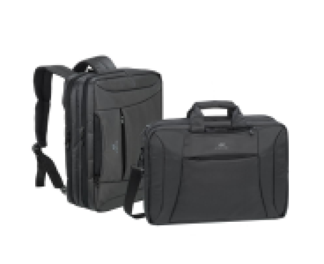 RIVACASE Central laptop táska 16'' fekete hátizsák