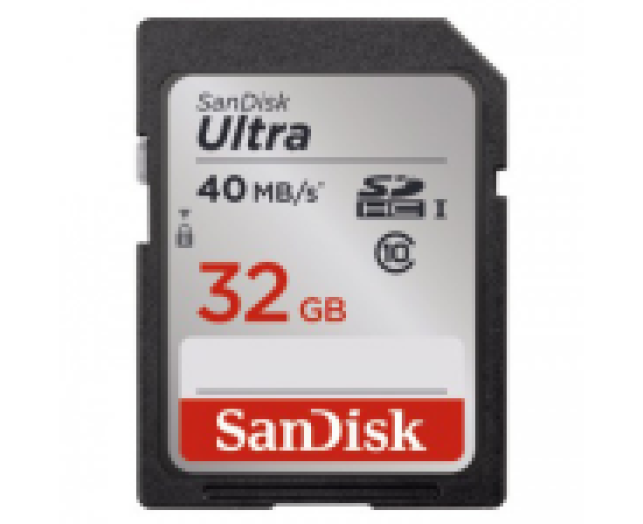Sandisk SDHC Ultra kártya 32GB, Class10, 40MB/s