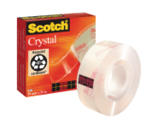 Scotch Crystal Clear ragasztószalag 19 mm x 33 m