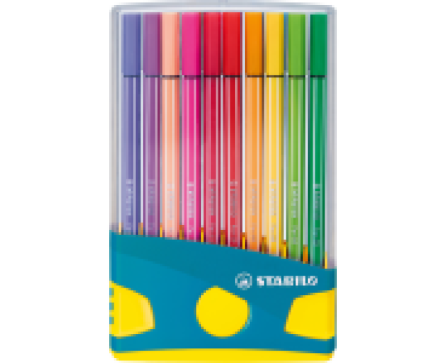 STABILO Pen 68 ColorParade filctoll 20 színű készl.türkiz