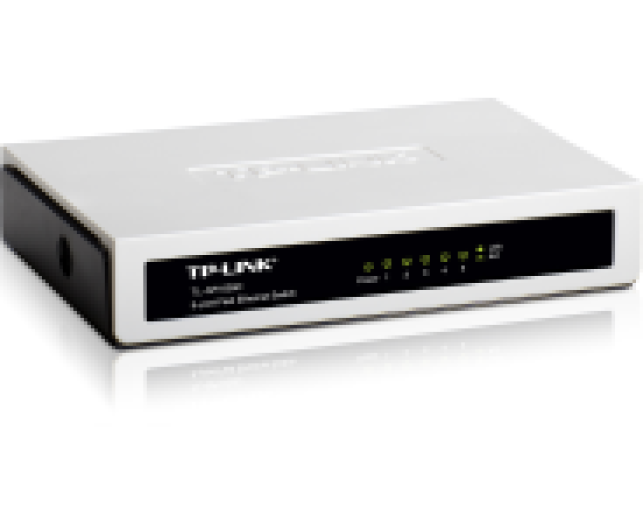 TP-Link TL-SF1005D mini switch 5 port, 10/100M, asztali