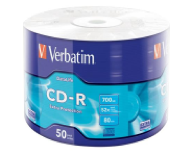 Verbatim Datalife CD-R lemez 700MB 52x zsugor 50db