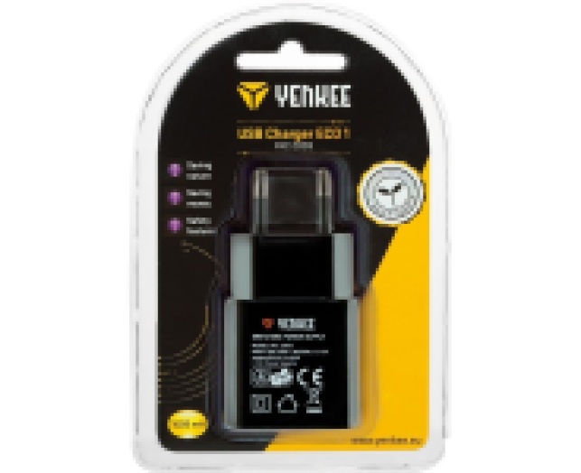 Yenkee YAC 2003 BK hálózati USB töltő