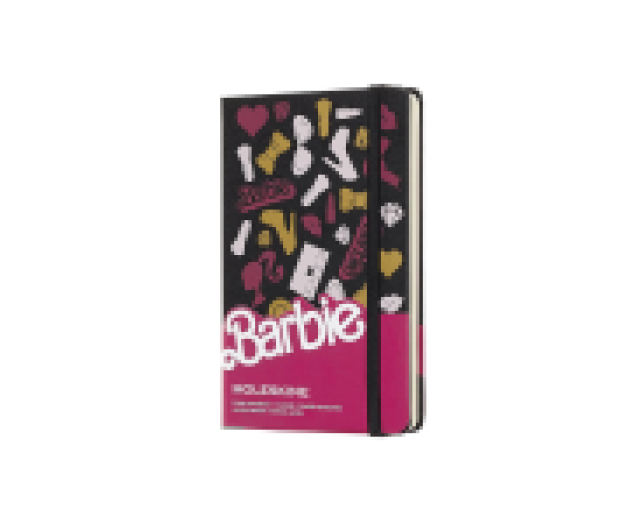 Moleskine notesz Pocket kemény fekete sima Barbie Kiegészítők