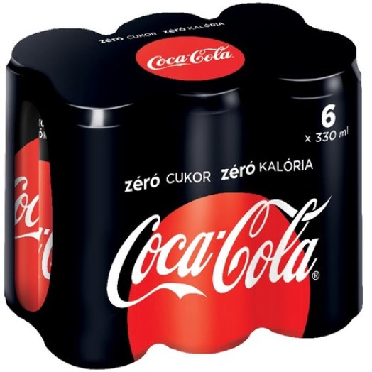 Coca-Cola vagy Coca-Cola Zero dobozos szénsavas üdítőital multipack