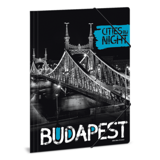 Cities- Budapest by night gumis dosszié A/4