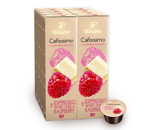 ÚJ: Ízesített nyári kiadású Espresso White Choc & Raspberry - 80 Ka...