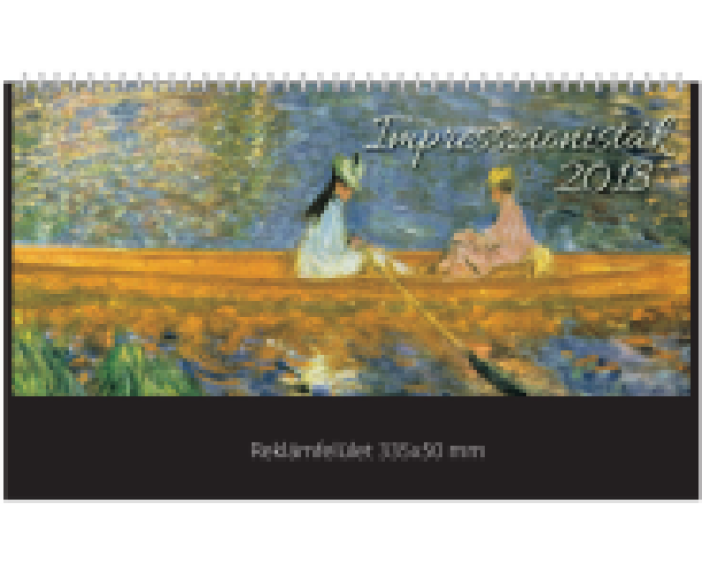 TopTimer Akvarell T054  képes asztali naptár álló