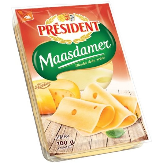 President szeletelt sajt