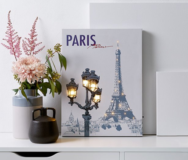Párizs LED-es világító kép