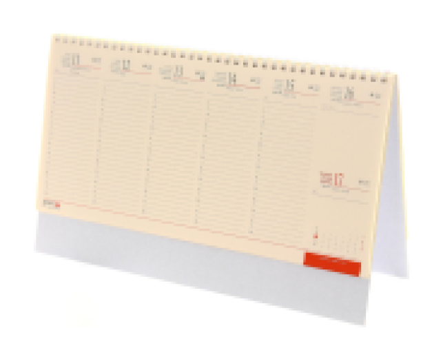 Álló asztali naptár 320x155mm