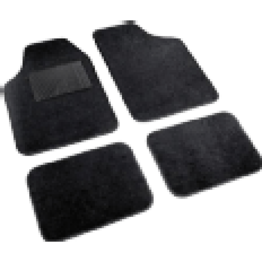 0125100 Cosmo autós szövet szőnyeg , 4db, fekete