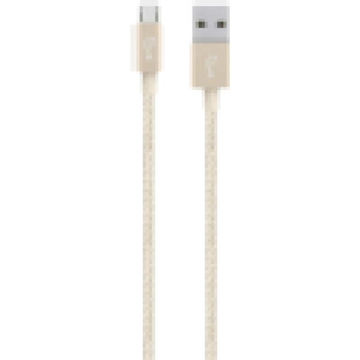 F2CU021bt04-GLD MIXIT UP Metallic Micro USB - USB kábel, 1.2m, arany