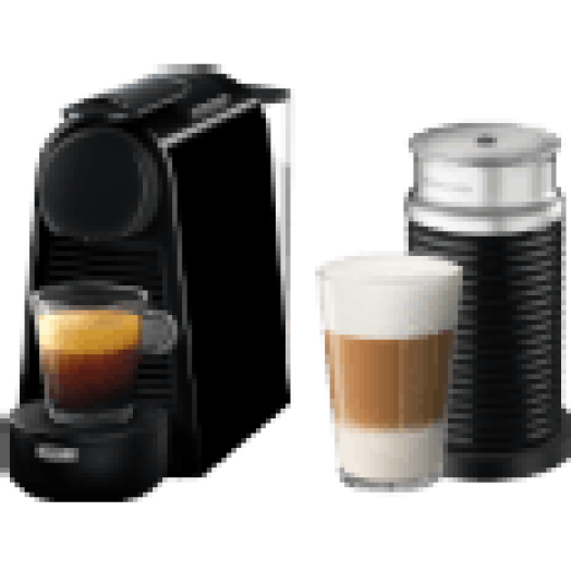 Nespresso Essenza Mini&Aeroccino3 EN85-BAE, kapszulás kávéfőző, fekete