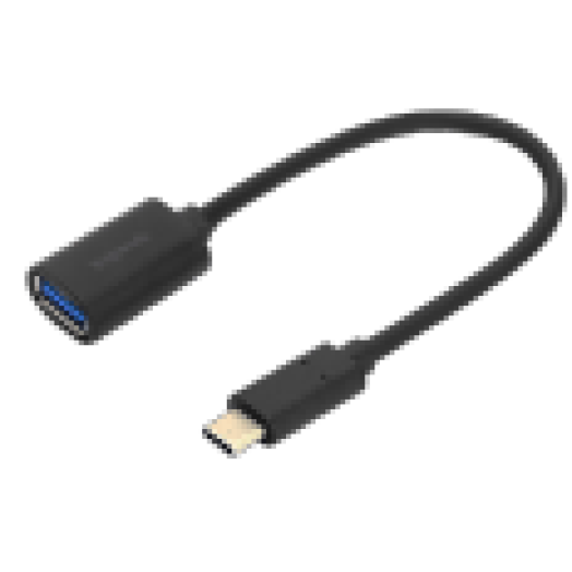 USB-C-ról USB-A-ra apadter, 0.15m (SL180008BK)